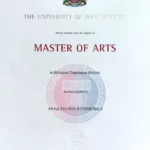 The University of Westminster - Master of Arts - Anna Juchniewicz